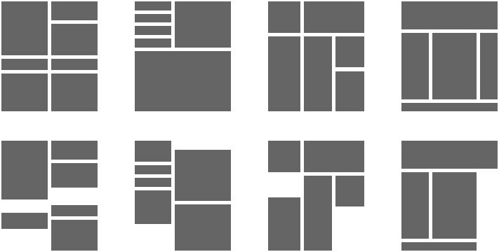 Balanced and unbalanced combinations