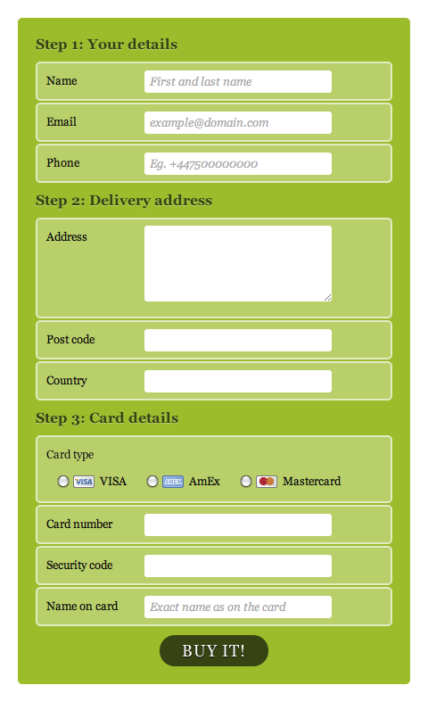 Have a Field Day with HTML5 Forms 24 ways