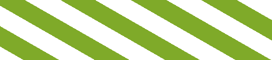 White and green diagonal stripes tilted at 60 degrees.