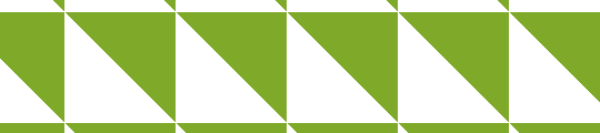 White and green repeating triangles
