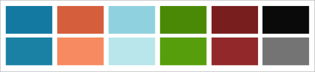 A new colour palette for the Simply Accessible website.