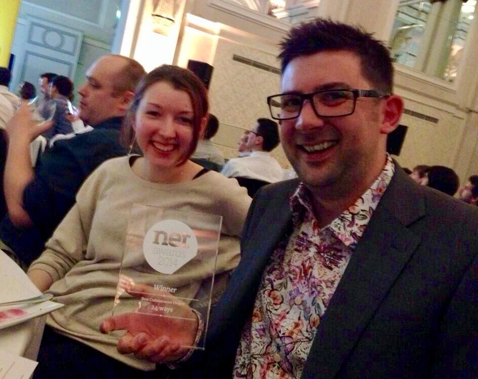 Anna and Drew at the 2014 Net Awards dinner